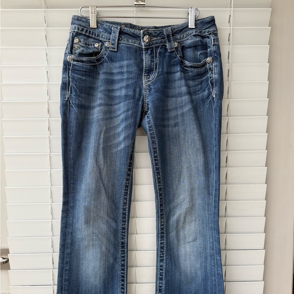 Miss Me Blue Boot Cut Jeans - Picture 4 of 13